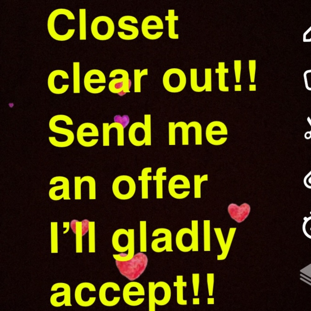 REASONABLE OFFERS!!!!